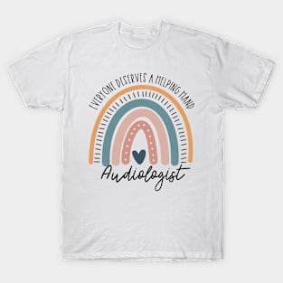 Audiologist Boho Rainbow T-Shirt